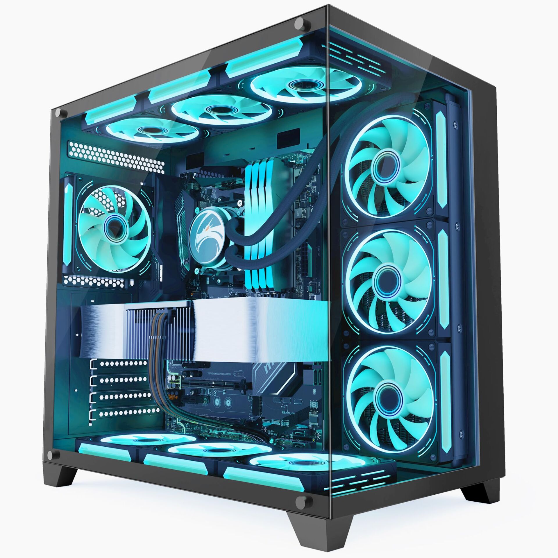 Teknovars / AMD Ryzen 7 7800X3D / Gigabyte B650M S2H / MSI RTX 5070 TI 16GB / Corsair 16GB RAM / 1 TB M2 SSD MASAÜSTÜ OYUNCU BİLGİSAYARI